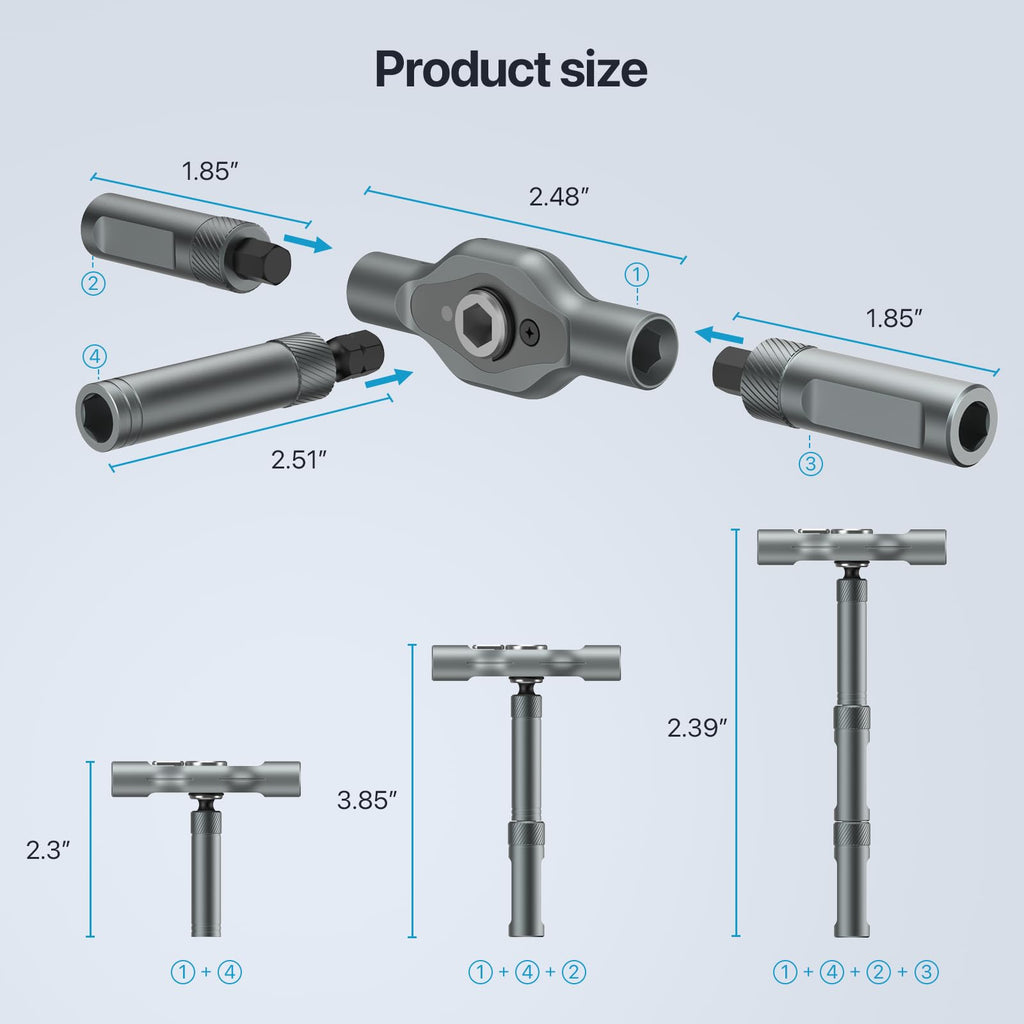 24 in 1 Magnetic Screwdriver Set, DIY Ratchet Mini Screwdriver Set, Removable self-Assembly Precision Screwdriver kit, Magnetic DIY Precision Tool kit for PC Mobile Watch Bicycle