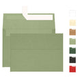 A7 Sage Green Envelopes 100 Pack, Goefun 5x7 Self Seal Printable Envelopes for Invitation, 5x7 Gift Cards, Birthday, Baby Shower, 5.25 x 7.25 in, 120GSM