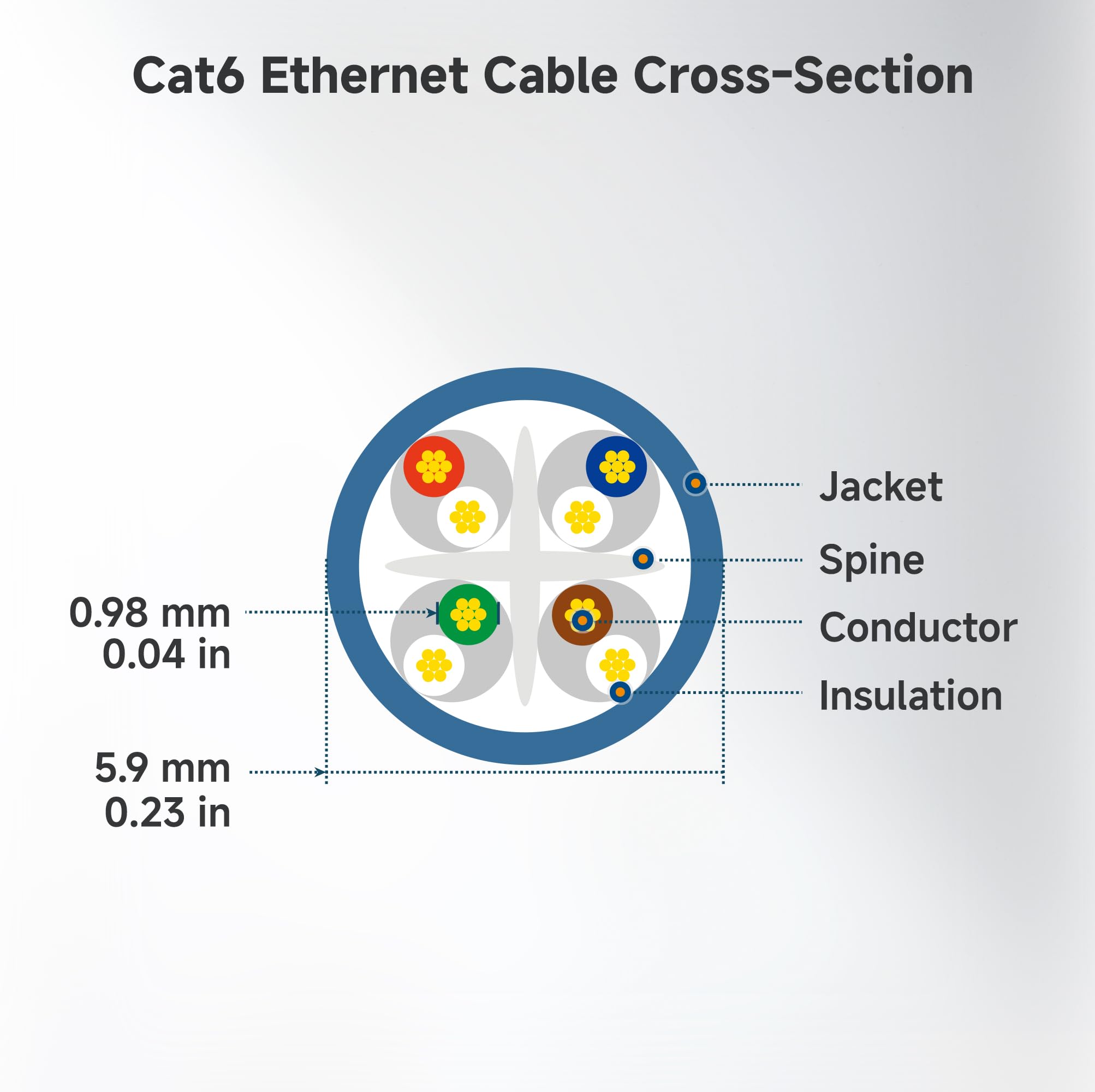 Cable Matters 10Gbps Snagless Cat 6 Ethernet Cable 30 ft (Cat 6 Cable, Cat6 Cable, Internet Cable, Network Cable) in Black - Available 20ft - 150ft in Length
