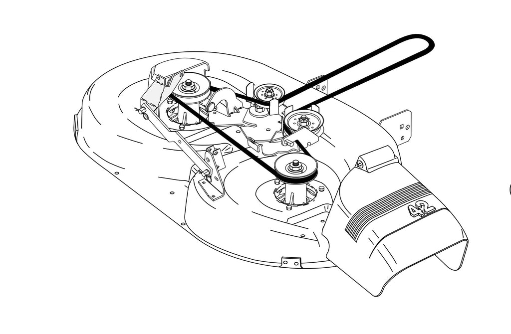 Premium Belt 144959, 138255, 130801 Compatible with Craftsman Sears Roper Poulan Pro，1/2'' X 95'' Premium Belt Lawn Mower Parts,Fit for Craftsman LT1000 LT2000 LT3000 42'' Lawn Mower