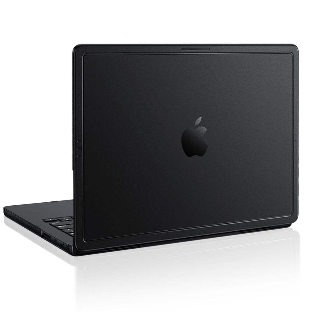 Soonjet CrackGuard for MacBook Pro 14 inch Case M5 M4 M3 M2 M1 Pro/Max 2026 2025-2021 [Anti-Crack Upgrade] [100% Match Official Color] Cover Protective Hard Shell Case Laptop - Space Black Clear