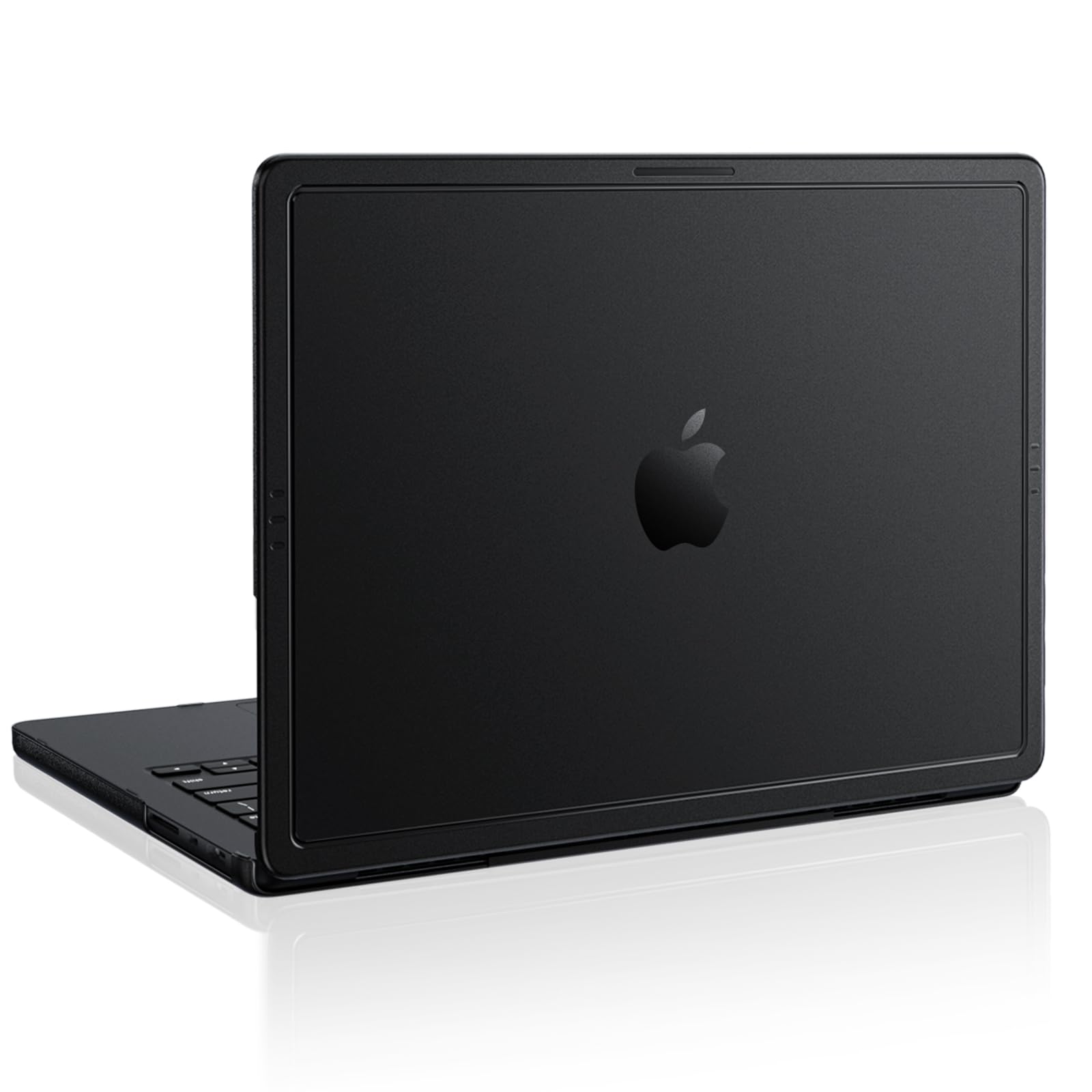 Soonjet CrackGuard for MacBook Pro 14 inch Case M5 M4 M3 M2 M1 Pro/Max 2026 2025-2021 [Anti-Crack Upgrade] [100% Match Official Color] Cover Protective Hard Shell Case Laptop - Space Black Clear