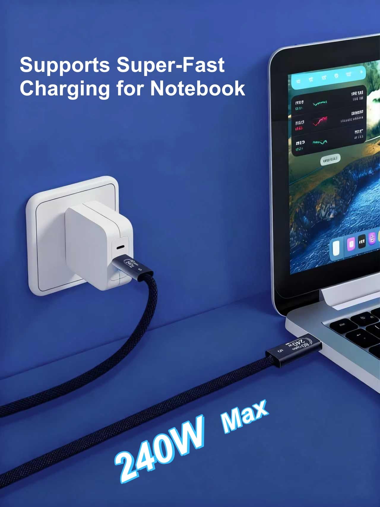 80Gbps compatible with Thunderbolt 5 Cable, Bandwidth up to 120Gbps,16K/Dual 8K display and 240W Charging, 3.3ft USB C to USB C cable Compatible with Thunderbolt 4/5,Iphone 17/16/15,Macbook,Ipad Pro
