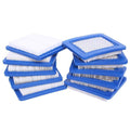 HEYZLASS 10 Pack 491588S Air Filter, Compatible with 491588 4915885 Flat OEM Air Cleaner Cartridge, Lawn Mower Air Filter