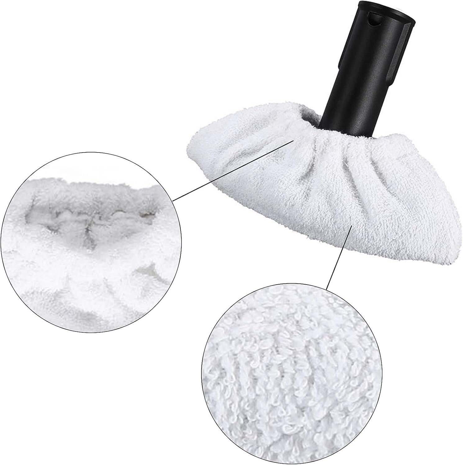 10 Pcs Replacement Microfibre Mop Cloths & Pads for Karcher EasyFix Steam Cleaner SC2 SC3 SC4 SC5