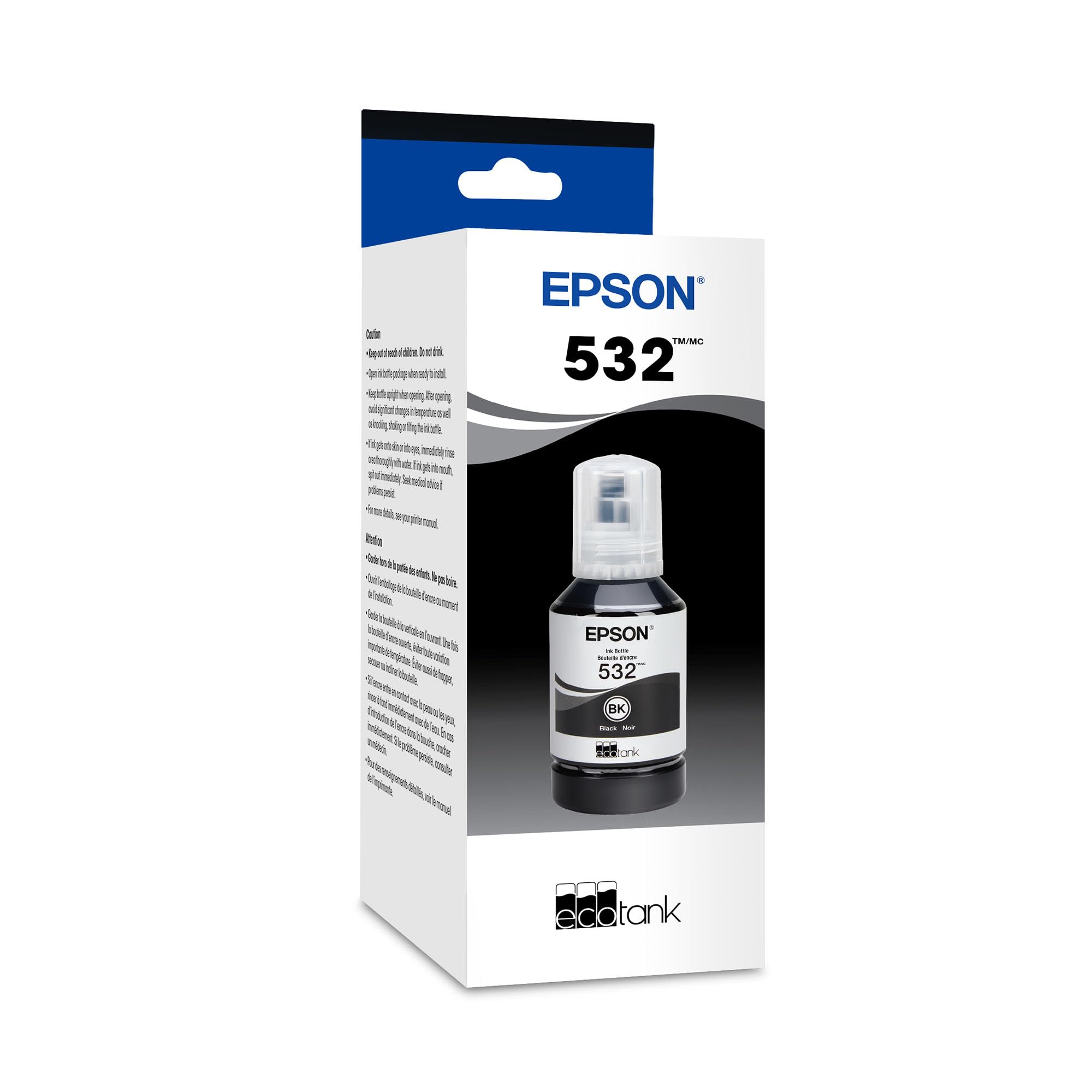 EPSON 664 EcoTank Ink Ultra-high Capacity Bottle Three Color CMY Combo Pack (T664520-S) Works with ET-2500, 2550, 4500, 4550, 2600, 2650, 3600, 16500