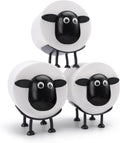Sheep Toilet Paper Roll Holder, Funny Toilet Paper Holder Free Standing Bathroom Set,3D Printed Black Sheep Loo Roll Holder,Fun Housewarming Gift & Bathroom Decor
