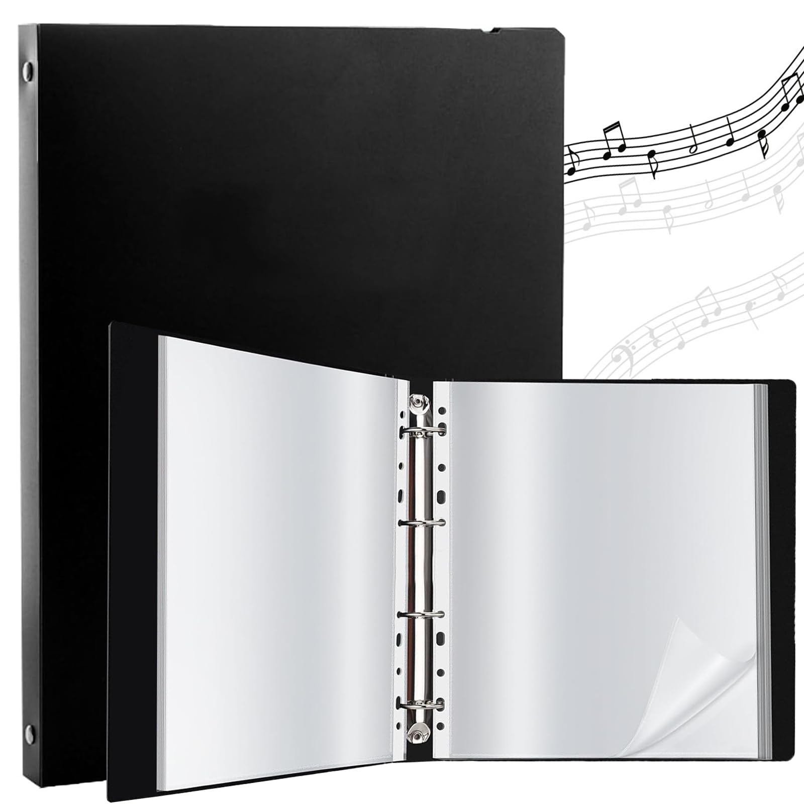 iGolife Portfolio Binder with Plastic Sleeves, 70 Pockets Presentation Book Display 140 Pages File Folder for Artwork, Sheet Music, Document, Diamond Painting