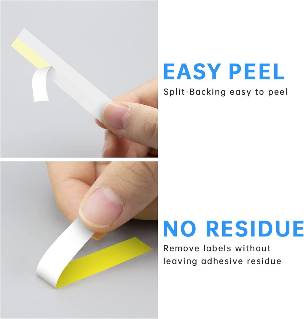 Unismar 3-Pack 18mm 0.7" Laminated Yellow Compatible for Brother TZe-641 TZe641 Tz-641 Tz641 3/4" P Touch Tze Tz Tape 18mm 0.7" Yellow Label for Ptouch PT-D400AD PT-D410 PT-D600 PT-D400 PT-1880 PTD410