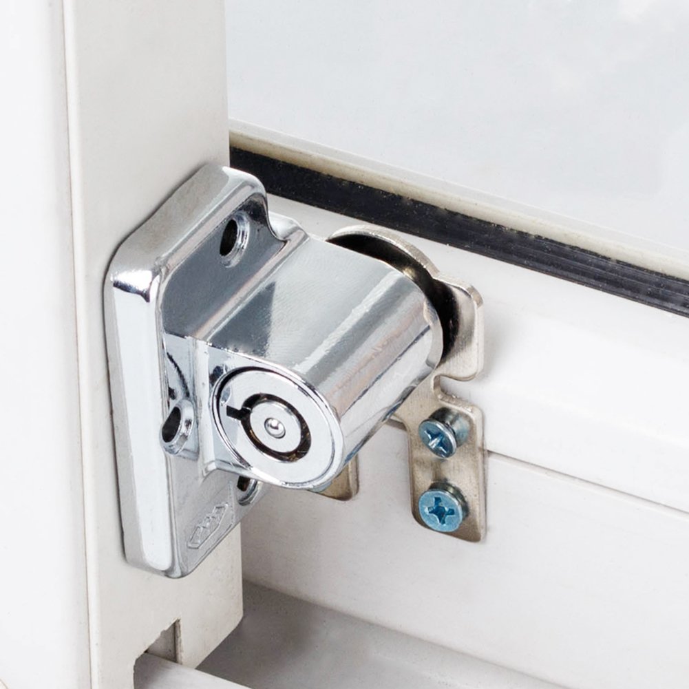 1PCS/lot Sliding Window Lock Child Safety Protection Lock Anti-Theft Door Lock Push/Pull Window Limit Locks