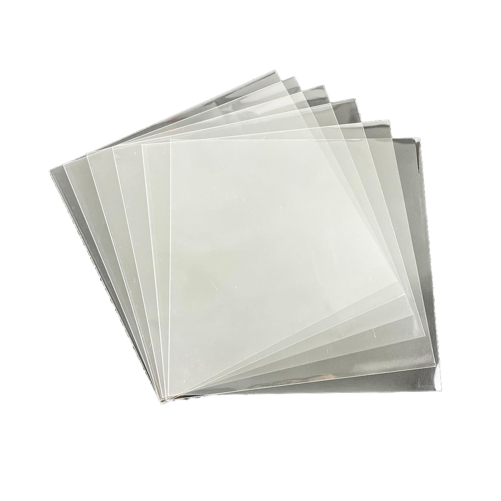 50 Record Sleeves for 12" Vinyl Record, 4 mils Thick Clear Professional Vinyl Record Storage Protector, Vinyl Record Outer Sleeves for LP Album Covers
