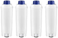 OH DLSC002 Replacement Water Filter Compatible with DeLonghi Automatic Espresso Coffeemaker Bean to Cup 4-Pack Filtre à eau
