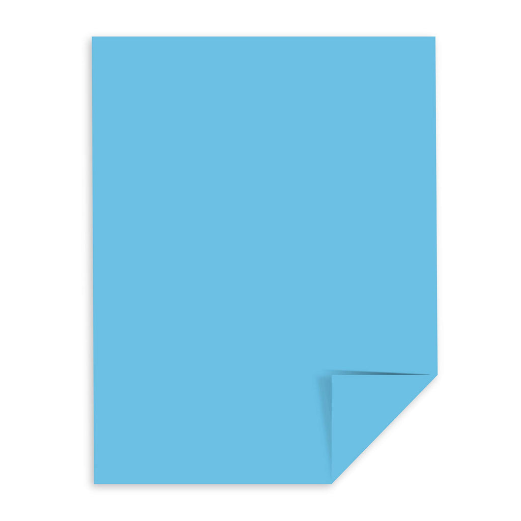 Neenah Astrobrights Premium Color Card Stock, 65-Pound, 8.5 x 11-Inch, 250 Sheets, Lunar Blue