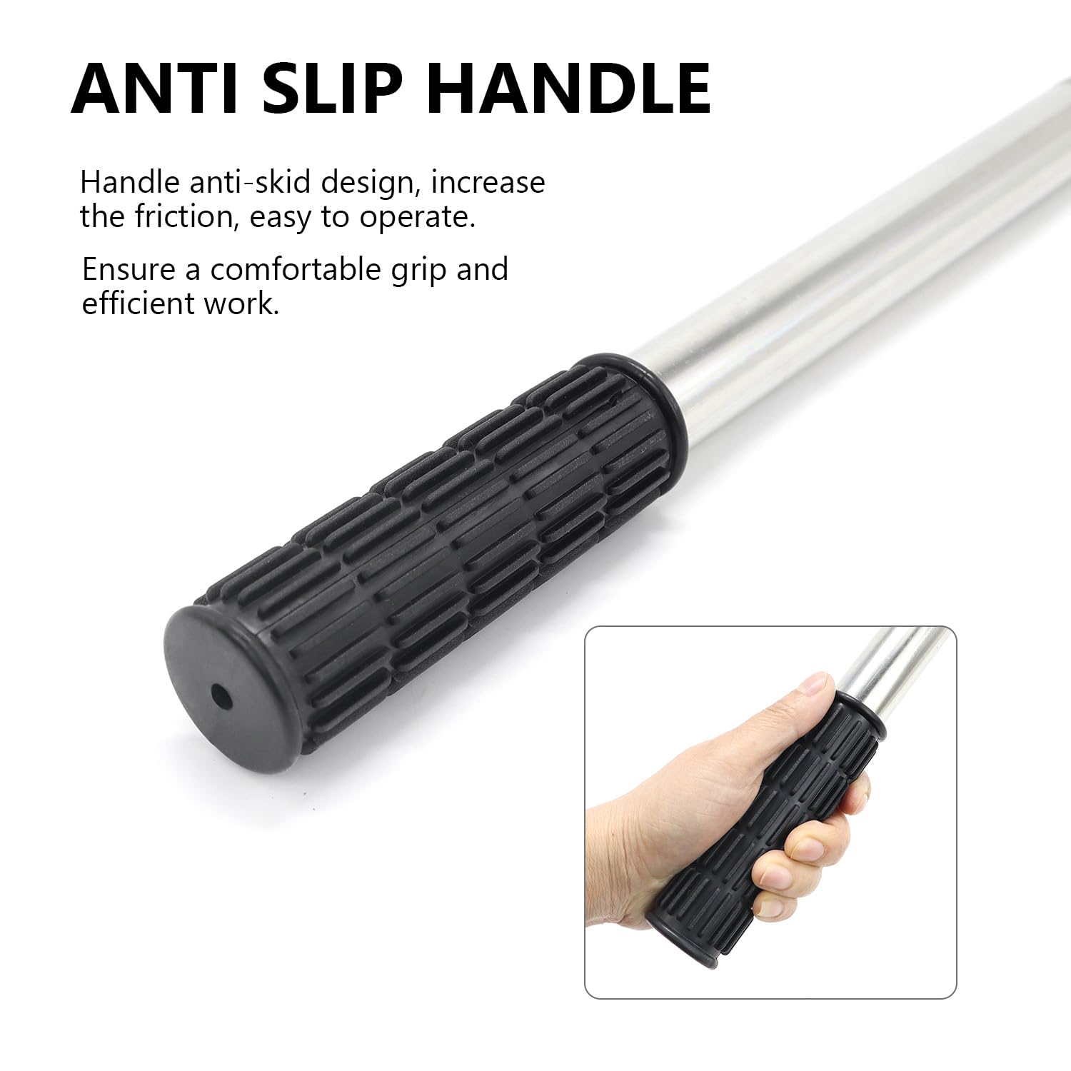 scottchen PRO Pool Cover Tool Swimming Pool Rod 26-1/2inch Pool Safety Cover Installation and Removal Tool