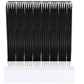 30 Pack Breakaway Lanyards Polyester Neck Straps with 30 Pack Waterproof Badge Holders Name Tag for ID Cards Events Office and Schools (30, Black)