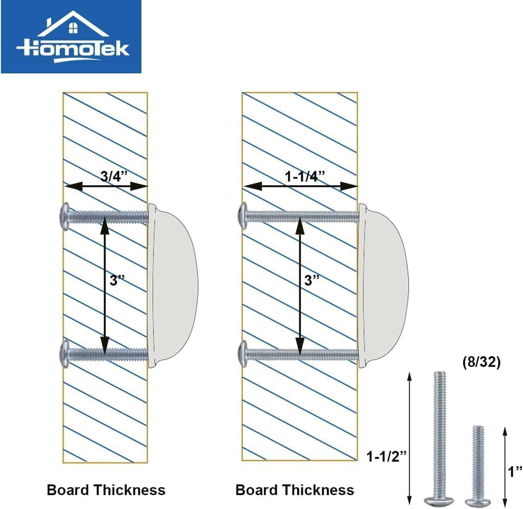 HOMOTEK 6 Pack Drawer Bin Cup Pulls Dresser Pulls for Cabinets Brass Bronze - 3 Inch Hole Centers Furniture Handles,Kitchen Cabinet Hardware