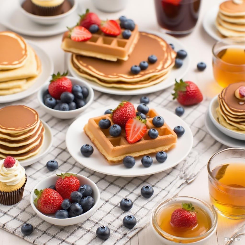 Batter Mixer and Dispenser with BlenderBall Wire Whisk, Silicone Squeeze Pancake Batter Dispenser and Mixer, Kitchen Pancake Shaker Batter Dispenser for Cupcakes Muffins Crepes