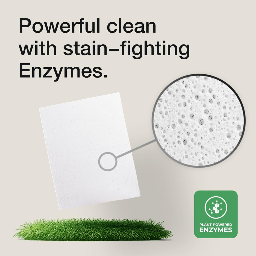 Also Green Laundry Leaf Detergent Sheets, The Original Natural Laundry Detergent Alternative, Plastic-Free, Pre-Cut Laundry Detergent, Up to 60 Normal Loads, MADE IN CANADA