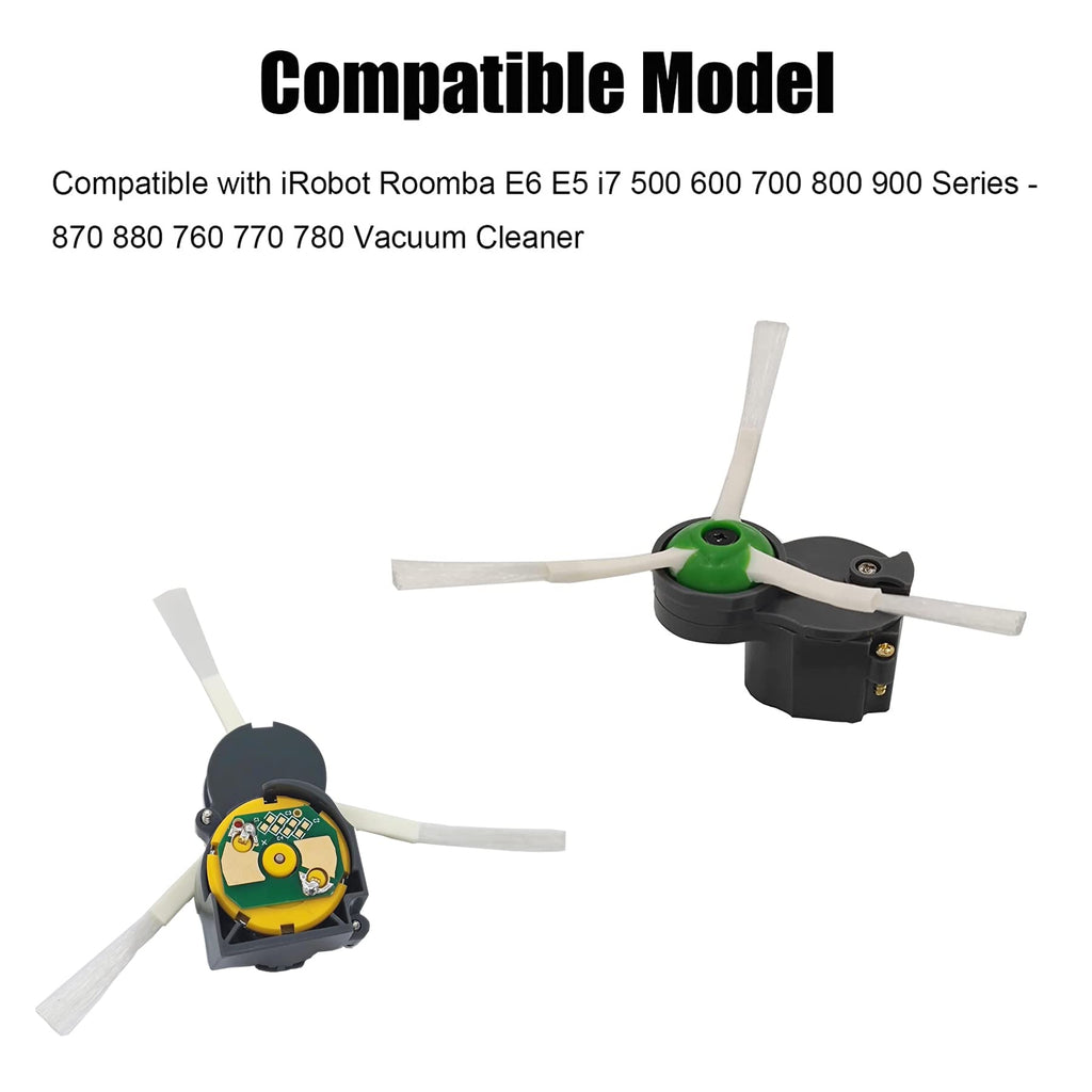 Side Brush Motor Module for Roomba 500/600/700/800/900 i3 i7 e5 e6 e7 530 560 570 620 650 694 780 900 860 870 880 890 960 980 Series, Vacuum Cleaner Replacement Parts