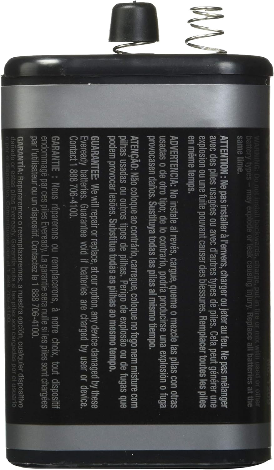 EVEREADY 6V Battery, Super Heavy Duty 6 Volt Battery, 2 Count