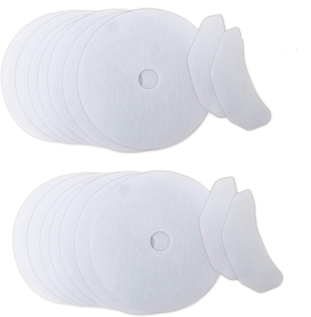 20 Pieces Cloth Dryer Exhaust Filter Including 16 Exhaust Filters & 4 Air Intake Filters Compatible with Sonya, Panda Magic Chef and Avant Dryers