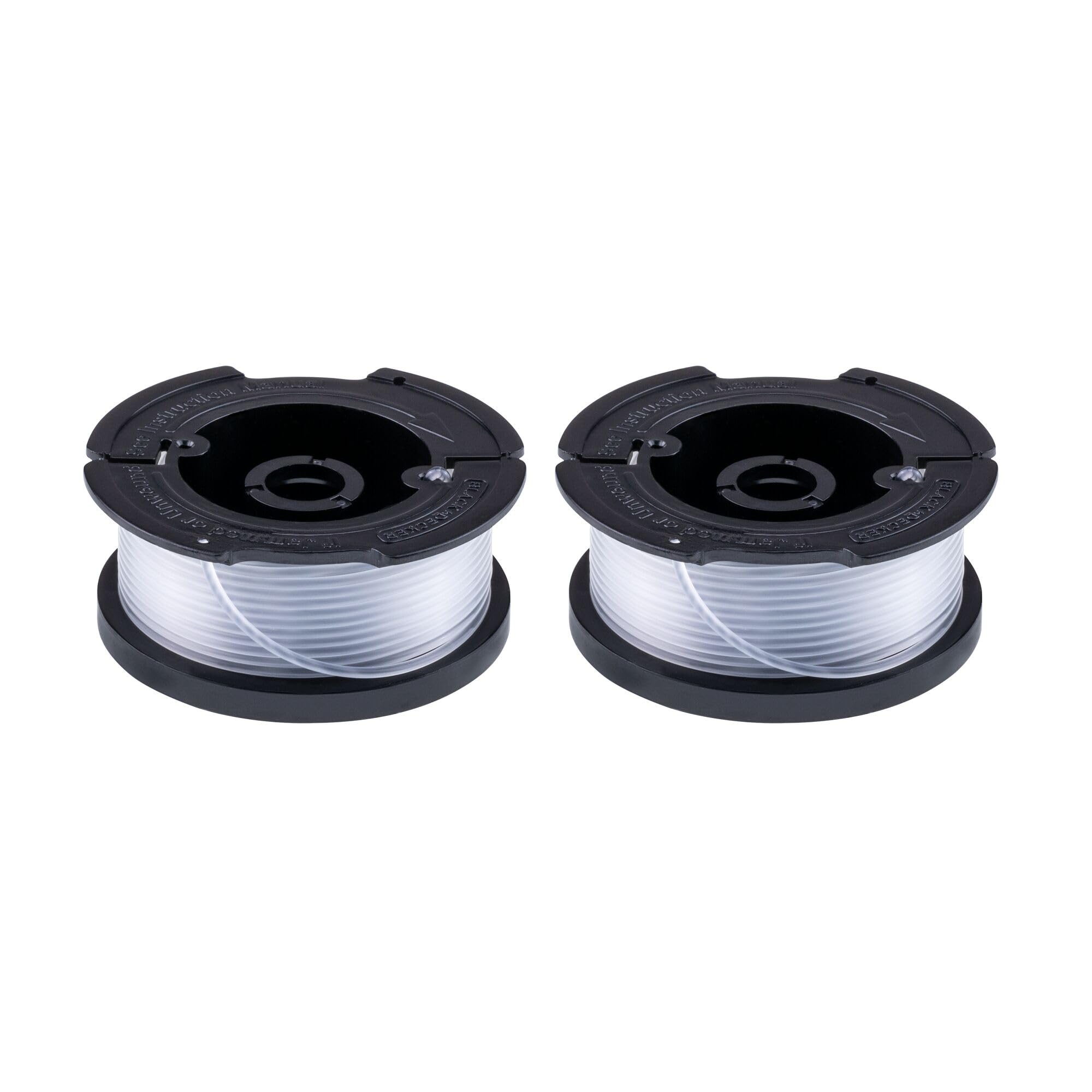 BLACK+DECKER Trimmer Line Replacement Spool, Autofeed 30 ft, 0.065-Inch, 2-Pack (AF-100-2)
