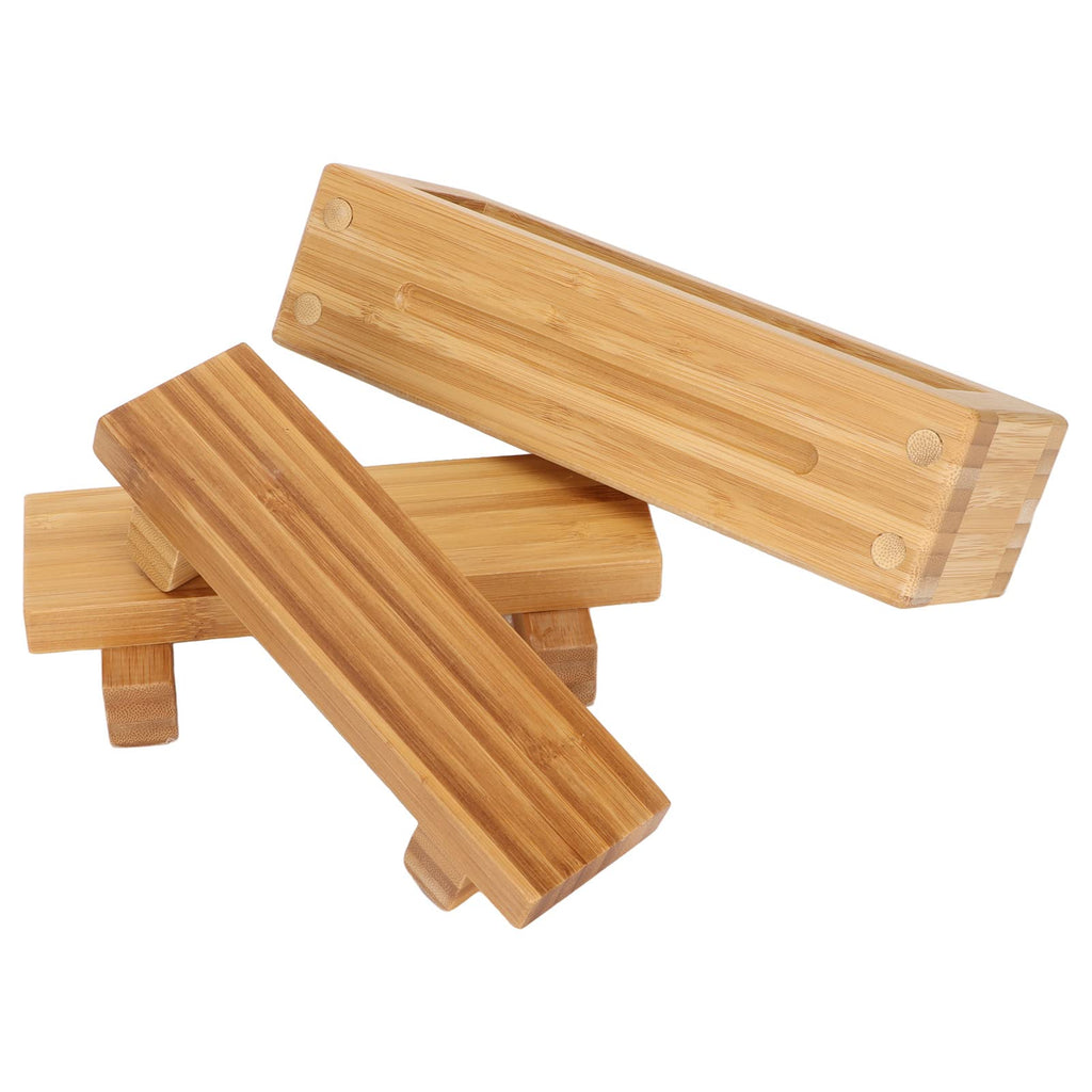 Wooden Sushi Press, Kitchen Sushi Tools DIY Rectangular Odorless Portable Rice Box for Cooking