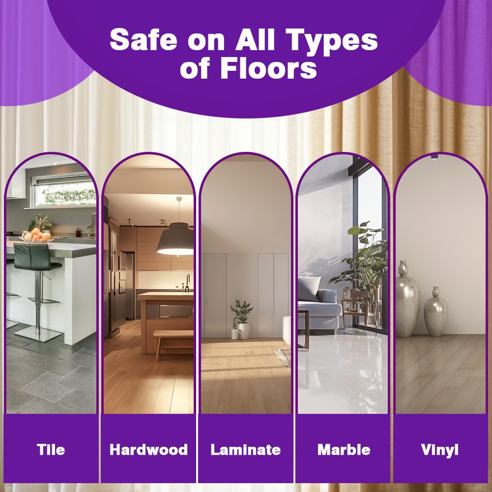 HOMEXCEL Multi-Layer Dry Floor Mop Pads Compatible with Swiffer WetJet-All Purpose Multi Surface Floor Cleaner Spray Mop Pads Refills for Hardwood Floor,32 Count