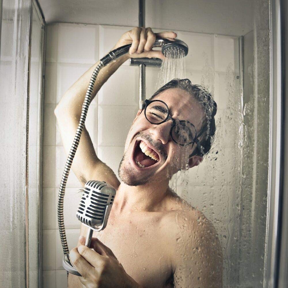 Upgrade 122-Inch Copper Head Shower Hose Stainless Steel Extra Long Shower Head Hose Bathroom Handheld Showerhead Sprayer Extension Replacement,Polished Chrome (Stainless Steel, 122 inch)