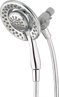 Delta Faucet Shower Head, 4-Setting In2ition, 2-in-1 Shower Head with Handheld Spray, Chrome