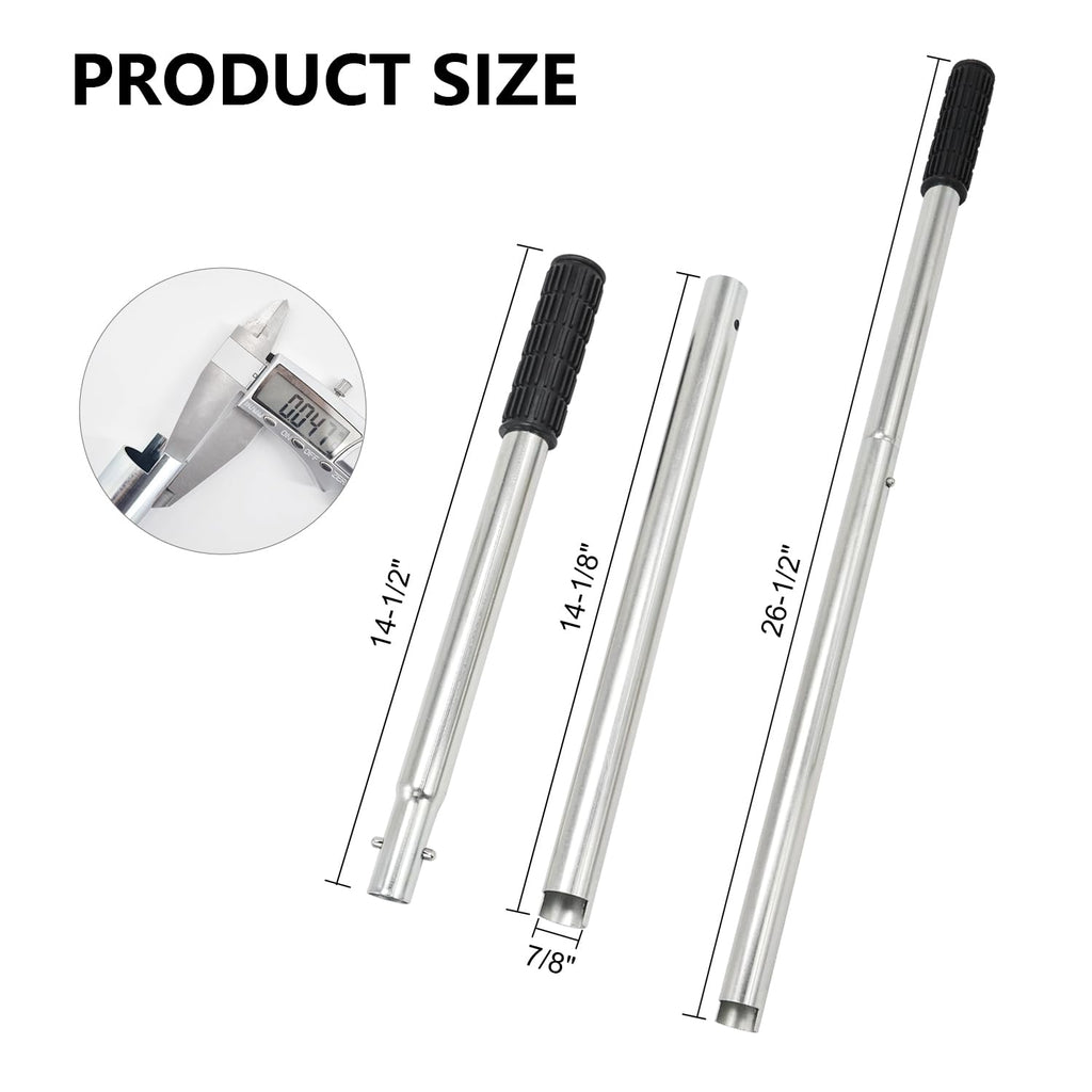 scottchen PRO Pool Cover Tool Swimming Pool Rod 26-1/2inch Pool Safety Cover Installation and Removal Tool