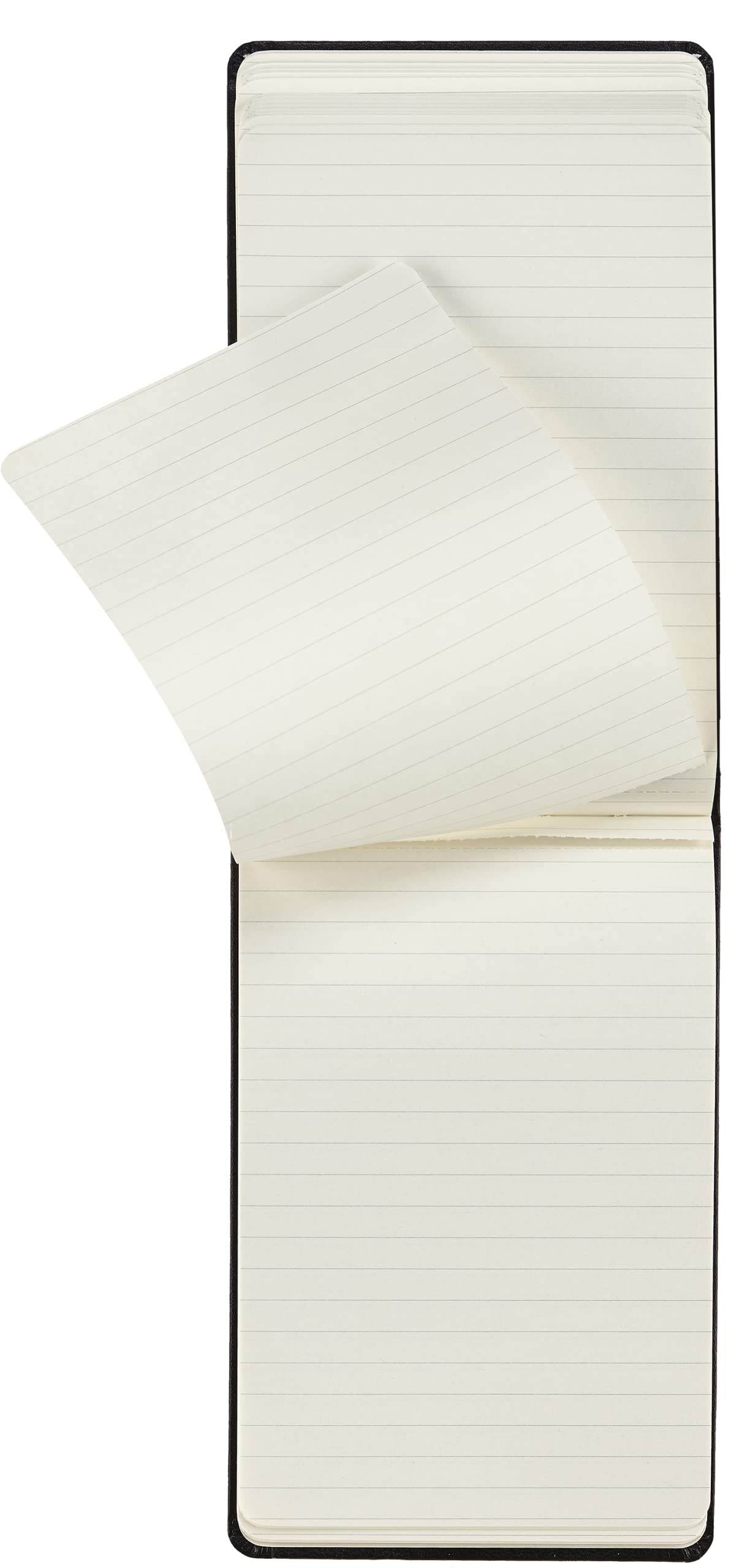 Moleskine Classic Reporter Notebook, Hard Cover, Pocket (3.5" x 5.5") Ruled/Lined, Black, 192 Pages