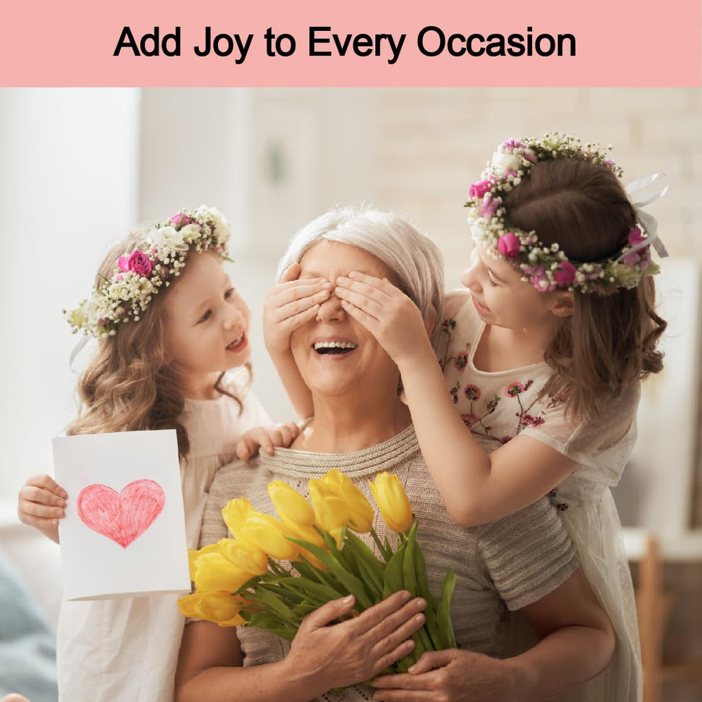 50 Pack Blank Watercolor Cards and Envelopes Set, 140lb Heavyweight 100% Cotton, 4 x 6 Inch Foldable for Painting or Card Making, Christmas Birthday