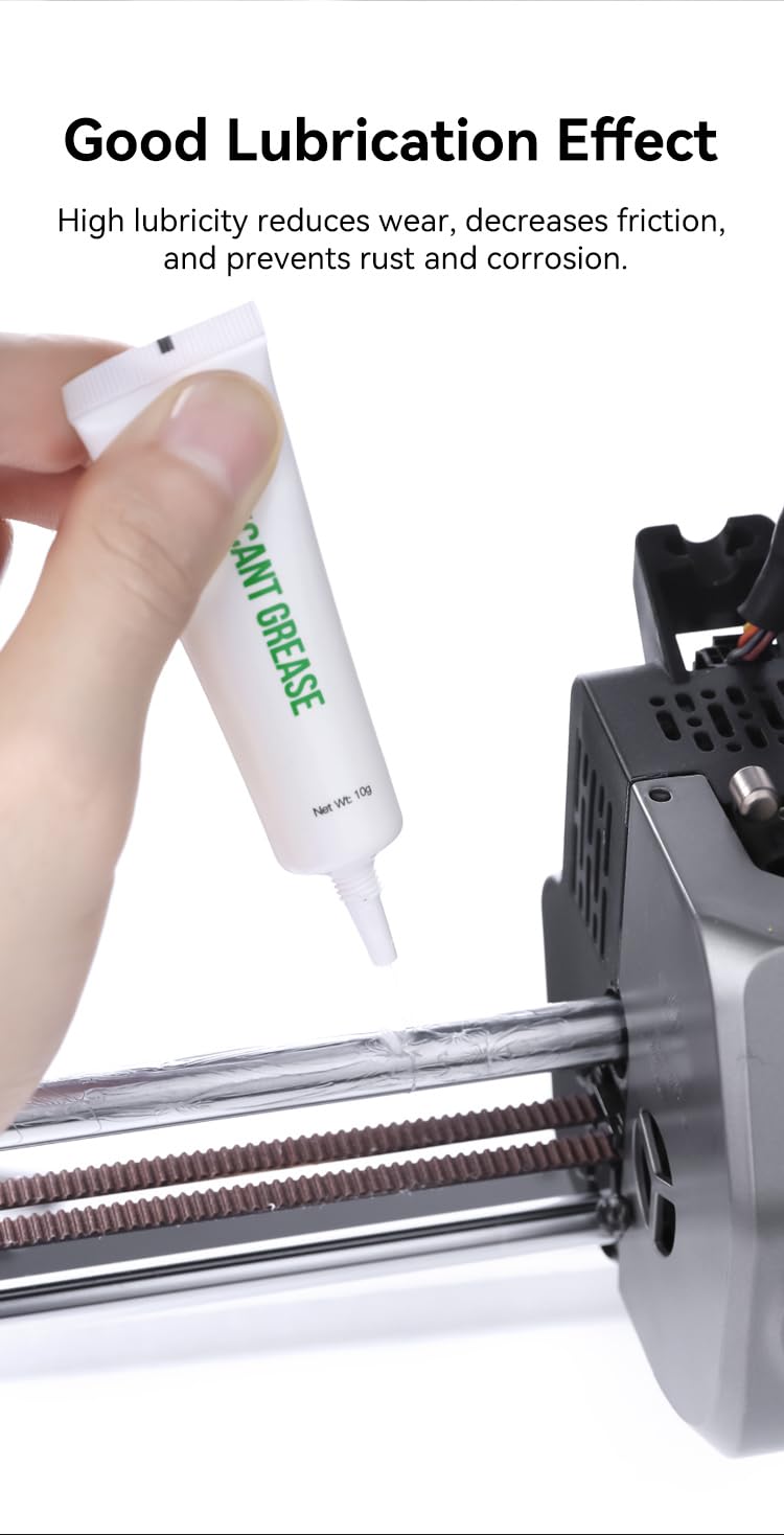 Creality Thermal Grease + Lubricant Grease Set, High Thermal Conductivity & Noise Reduction, 3D Printer Accessories