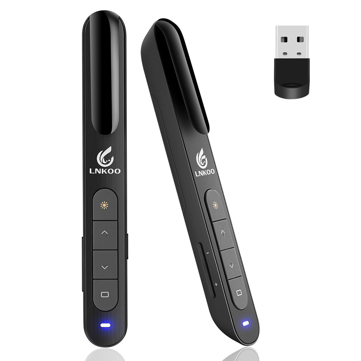 LNKOO Wireless Presenter, RF 2.4GHz Powerpoint PPT Clicker Presentation Remote Slides Show Advance Control Flip Pen