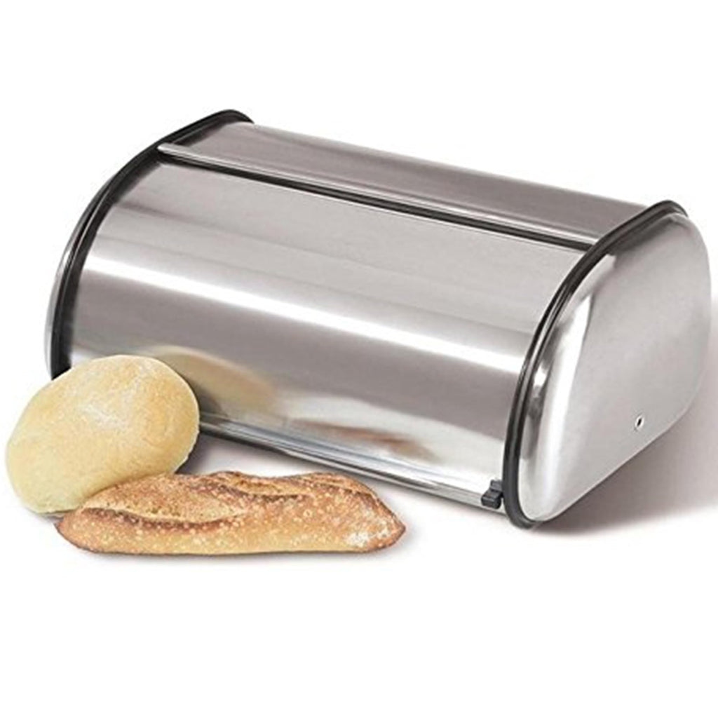 Home-it Stainless Steel Bread Box for Kitchen, Bread bin, Bread Storage Bread Holder 16.5x10x8