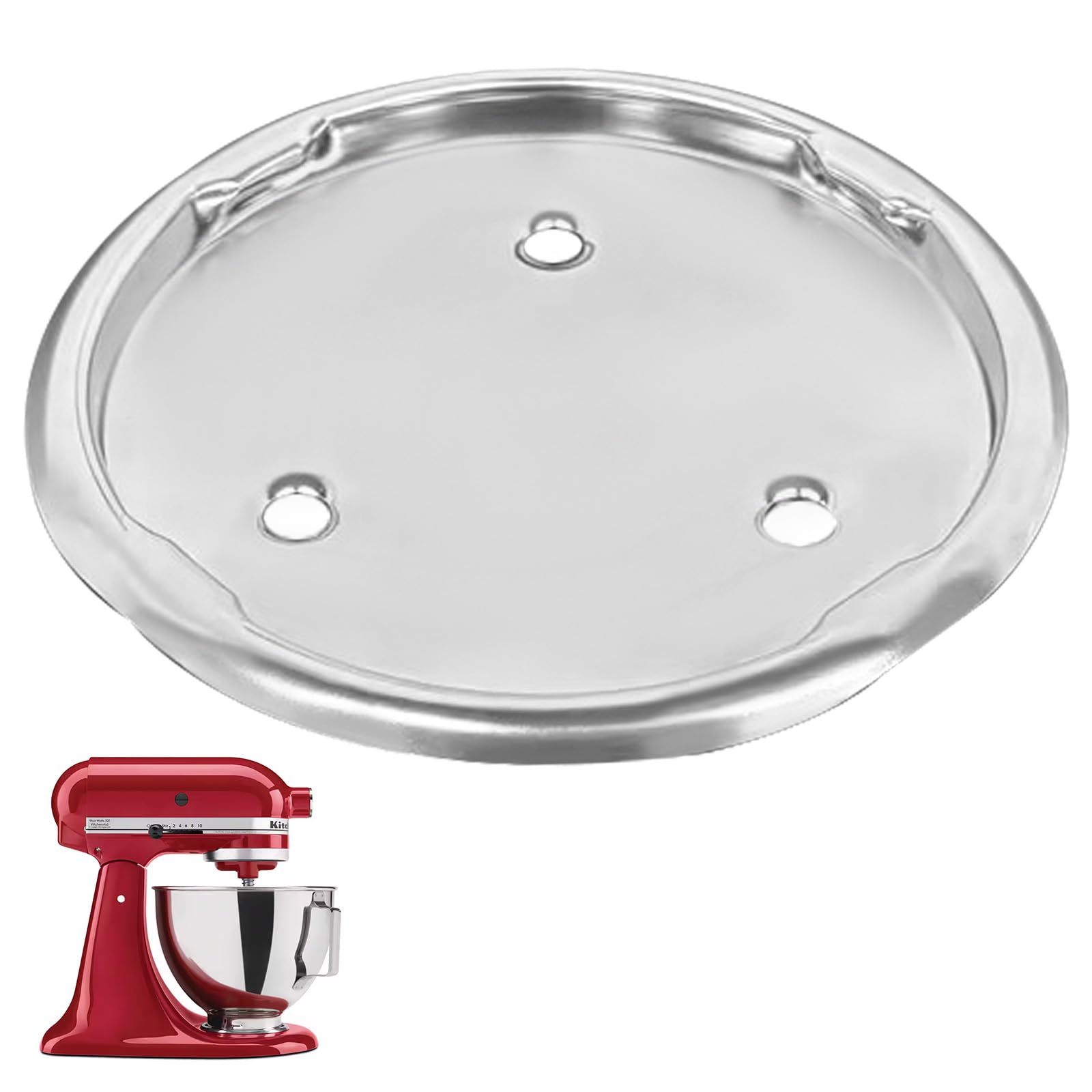 Showingo W10191926 Mixer Bowl Screw Cap Replacement for Whirlpool KitchenAid Kenmore Mixer Bowl Clamping Plate Replace 4163032 WPW10191926 AP6016640 4161126