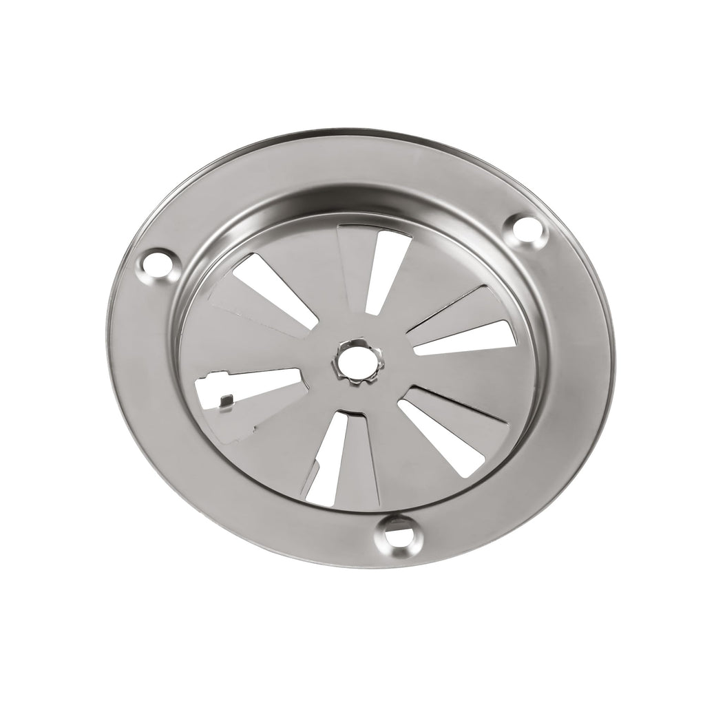 BBQ Smoker Air Vent Set, 2 Pieces Stainless Steel Grill Damper for Increased Airflow, Replacement Parts for Grill, Stove and Smoker