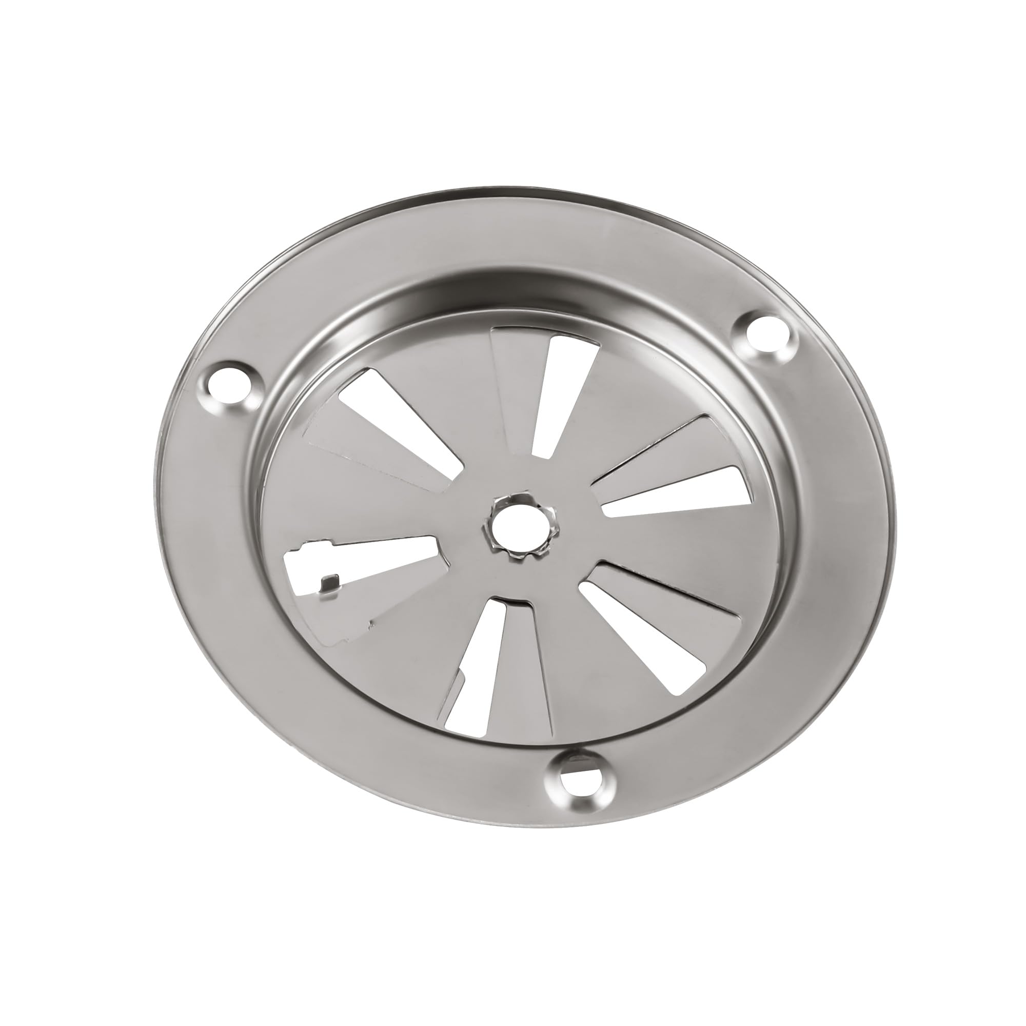BBQ Smoker Air Vent Set, 2 Pieces Stainless Steel Grill Damper for Increased Airflow, Replacement Parts for Grill, Stove and Smoker