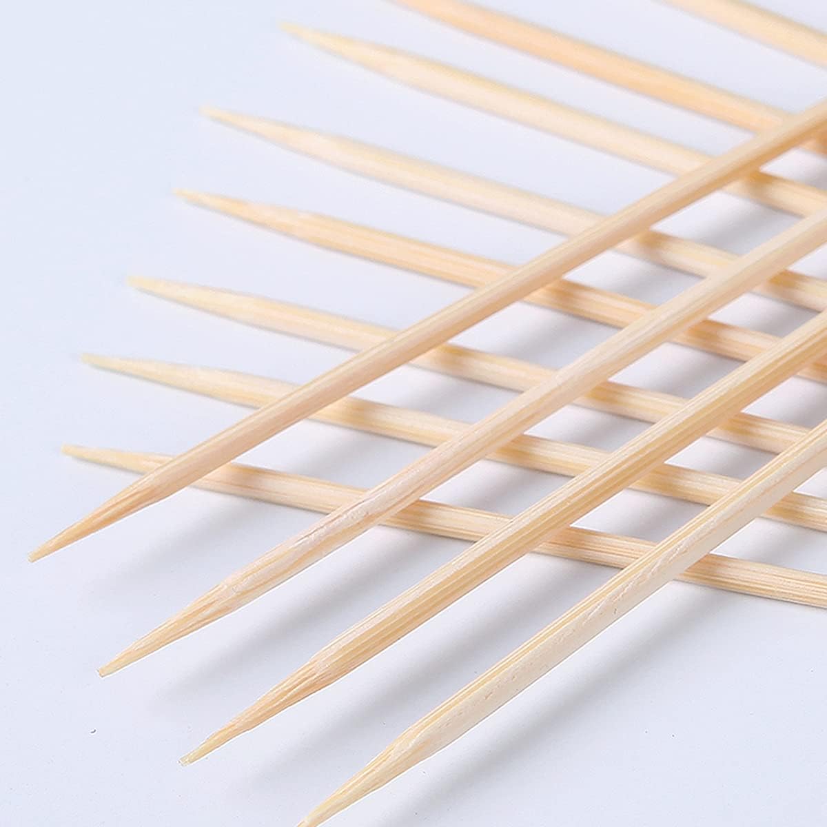 200 Pcs Bamboo Wooden Skewers - 40cm Marshmallow Roasting Sticks & Barbeque Skewers for Campfire - Authentic Bamboo Sticks & Smores Sticks for Grilling Hotdogs, Kabobs, BBQ, & More 16 Inch