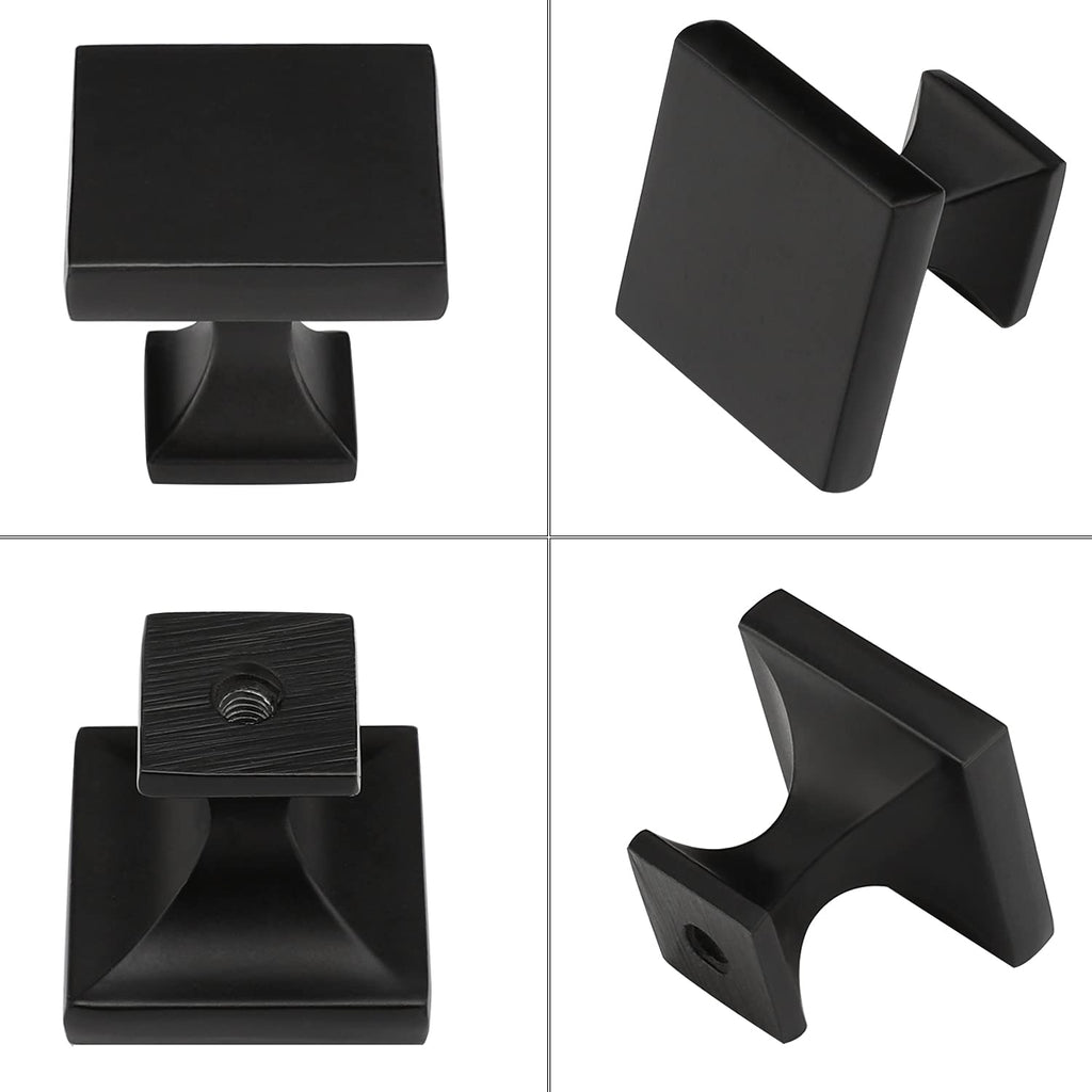 Knobs for Drawers Kitchen Cabinet Knobs Black Drawer Knobs 6 Pack - PH6785BK Black Desk Drawer Knobs Cabinet Hardware Knobs Furniture Hardware