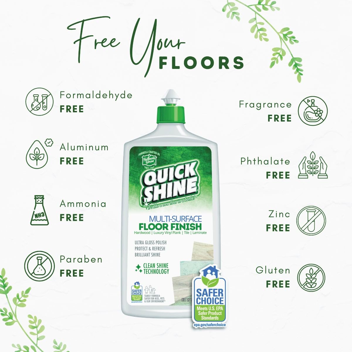 Holloway House Quick Shine, 27 oz