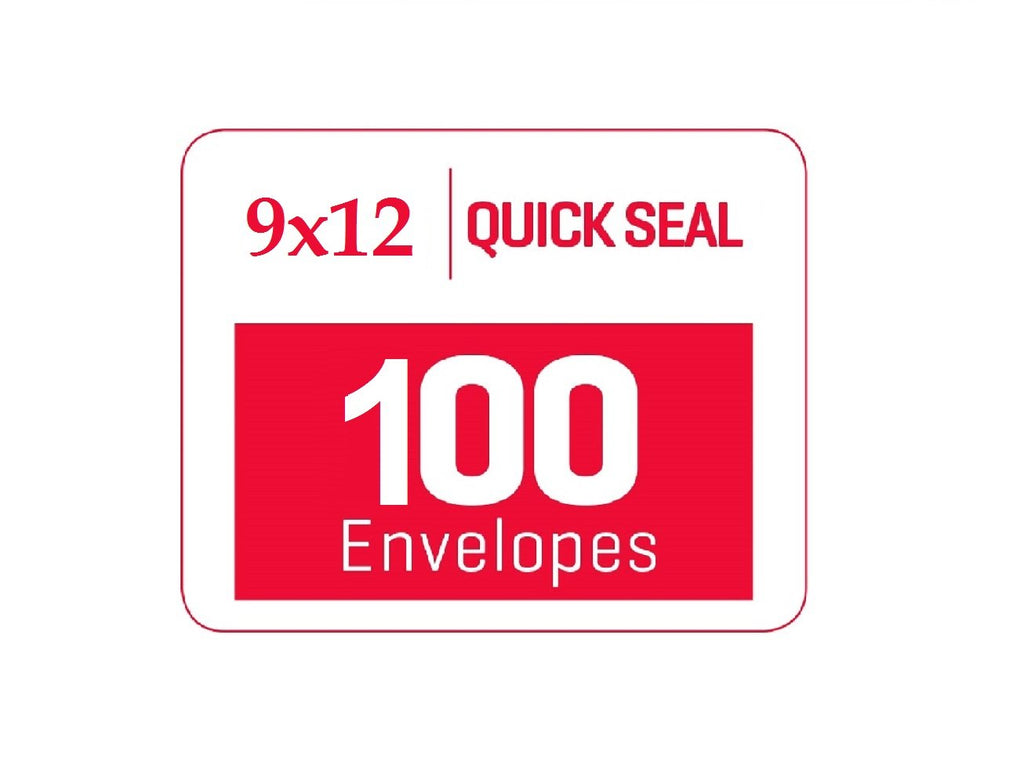 9 X 12 Self-Seal Brown Kraft Catalog Envelopes - 28lb - 100 Count (38300)
