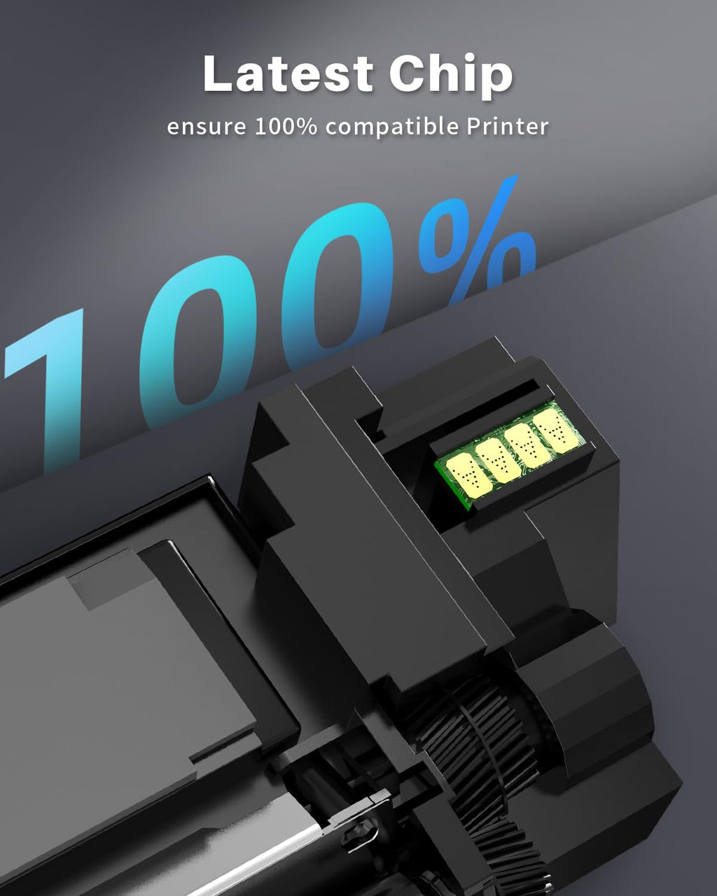 (with CHIP) INK4U TN227 Black Toner Cartridges Compatible Replacement for TN227 TN223 TN227BK TN223BK for MFC-L3770CDW HL-L3270CDW HL-L3290CDW MFC-L3710CW HL-L3210CW HL-L3230CDW (2 Black)