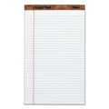 TOPS The Legal Pad Legal Pad, 8-1/2 x 14 Inches, Perforated, White, Legal/Wide Rule, 50 Sheets/Pad, 12 Pads/Pack (7573)