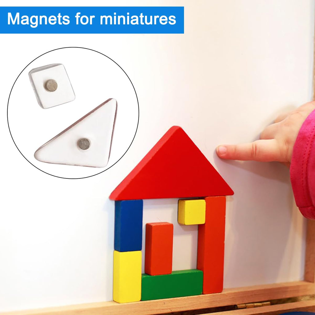 250 Pcs Small Strong Magnets, Tiny Thin Mini Magnets,100 Pcs 3X1mm, 50 Pcs 4x2mm, 50 Pcs 5x2mm, 50Pcs 6x2mm, Round Small Magnet, for Crafts, Whiteboard, Fridge, Kitchen, Office