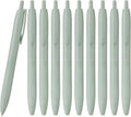 三菱鉛筆 Uni Jetstream Single Ballpoint Pen, Equipped with 0.5mm Lite Touch Ink (Black), Sage, SXNLS05.52, Set of 10