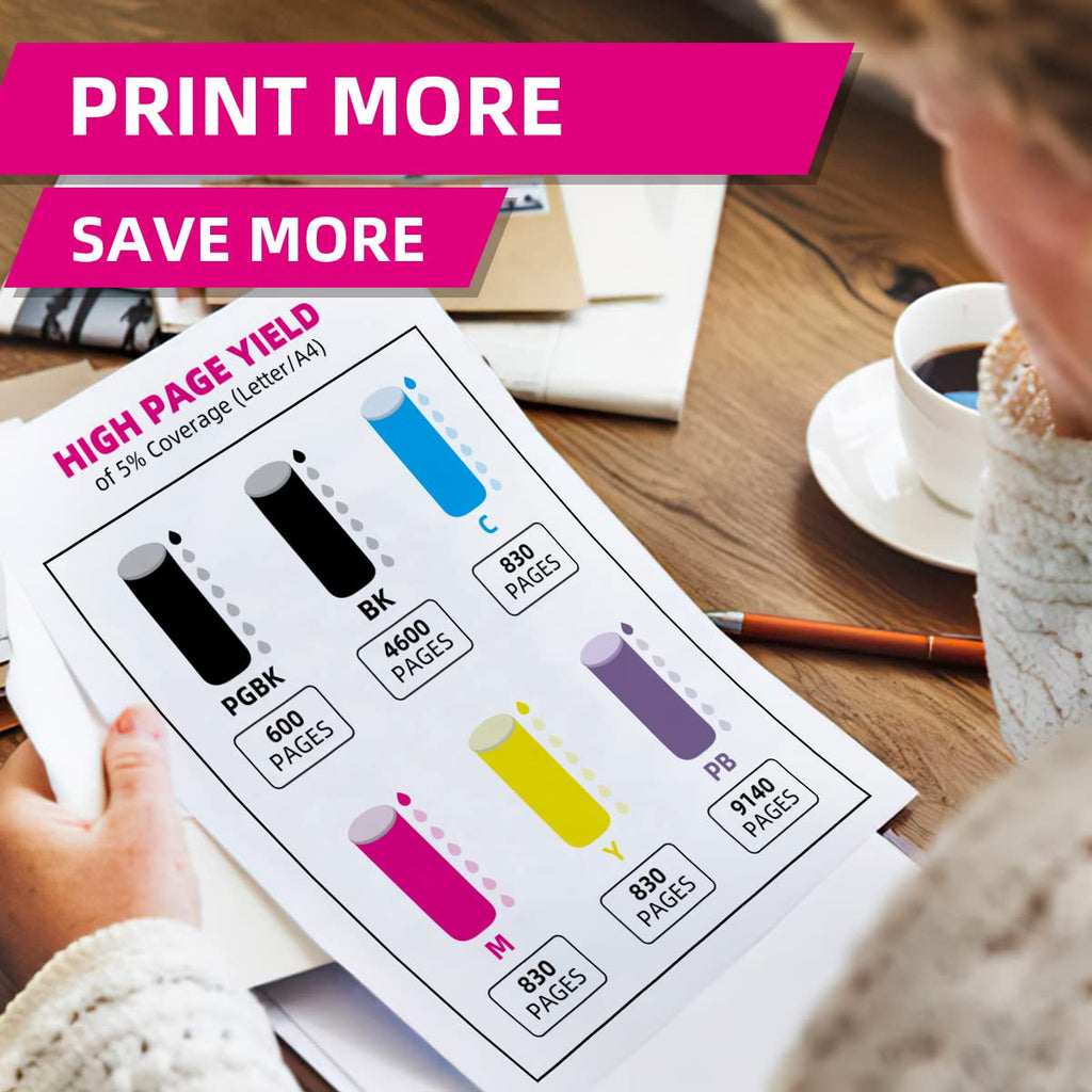 PGI-280 XXL Black Ink Cartridges Compatible with Canon PGI 280XXL BK PGBK Ink Tank Work for Pixma TR7520 TR8520 TS6120 TS6220 TS8120 TS8220 TS9120 TS9520 TS9521C Printer