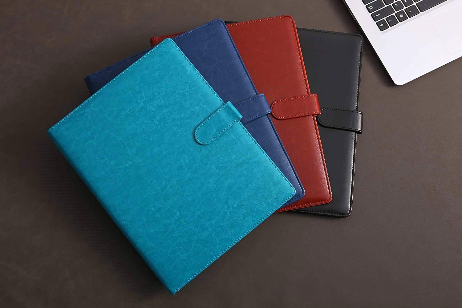 Padfolio Clipboard Folder File Folder With Pocket, Faux Leather Clipboard Storage For Letter Size A4 Wring Pad for Business School Office Conference (Black)