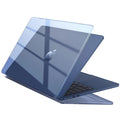 EooCoo Case Compatible with MacBook Air 13 inch Case for 2026-2022 M5 M4 M3 M2 Chip Model A3449 A3240 A3113 A2681, Protective Hard Cover Shell for MacBook Air 13.6 inch Laptop - Crystal Midnight